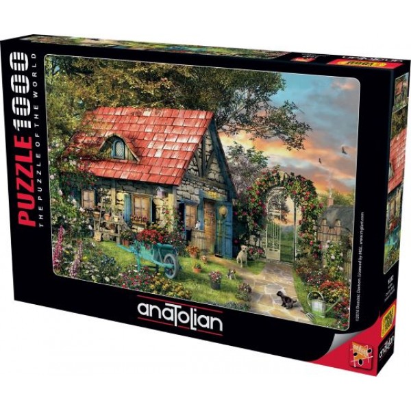 Dom z pięknym ogrodem (1000el.) - Sklep Art Puzzle